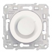 Светорегулятор 40-600Вт поворотный Odace белый