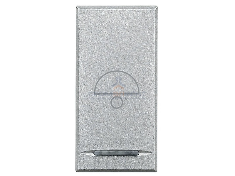 Axolute Клавиши с символами для системы автоматизации для 1 функции - 1 модуль, Колокольчик, цвет ал