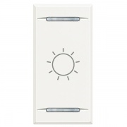 Axolute Клавиши с символами для системы автоматизации для 2 функций - 1 модуль, лампочка, цвет белый