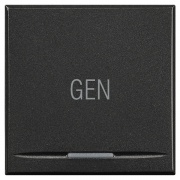 Axolute Клавиши с символами для системы автоматизации для 1 функции - 2 модуля, GEN, цвет антрацит