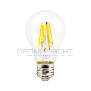 Ecola classic   LED Premium 10,0W A60 220-240V E27 4000K 360° filament прозр. нитевидная (Ra 80, 100 Lm/W, КП=0) 105x60