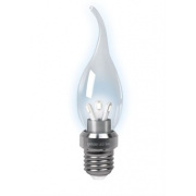 Лампа Gauss LED Candle Tailed Crystal clear 3W E27 2700K 1/10/100