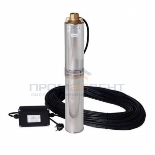 Насос скважинный Водолей БЦПЭ 1,6-40 У (2,4 кВт, Qmax 5,8 м³/ч, Hmax 70 м, кабель 40 м)