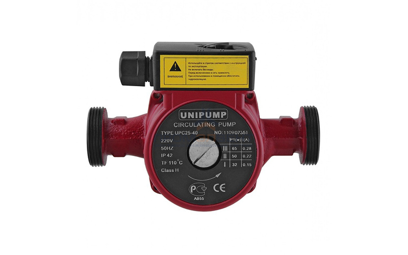 Насос циркуляционный UNIPUMP UPС 25-80 180 (0,22 кВт, Hmax 8 м, Qmax 166,6 л/мин, однофазный)