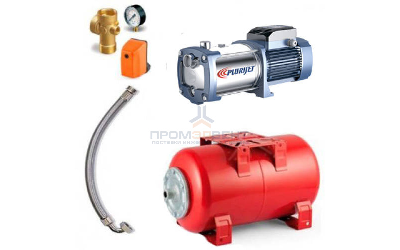 Насосная станция Pedrollo HYDROFRESH PLURIJETm 4/130-N-50CL - 1,50 кВт (Qmax 80 л/мин, с/х)