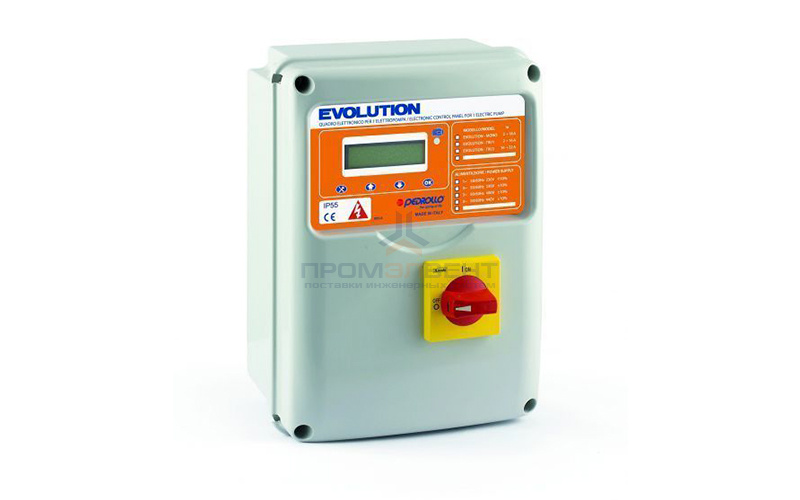 Пульт управления Pedrollo EVOLUTION-MONO (для однофазных насосов 0,37-2,2 кВт)
