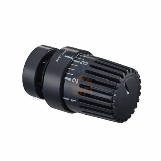 Головка термостатическая Oventrop Uni LD - клеммное соединение (регулировка 0-28°C, цвет антрацит)