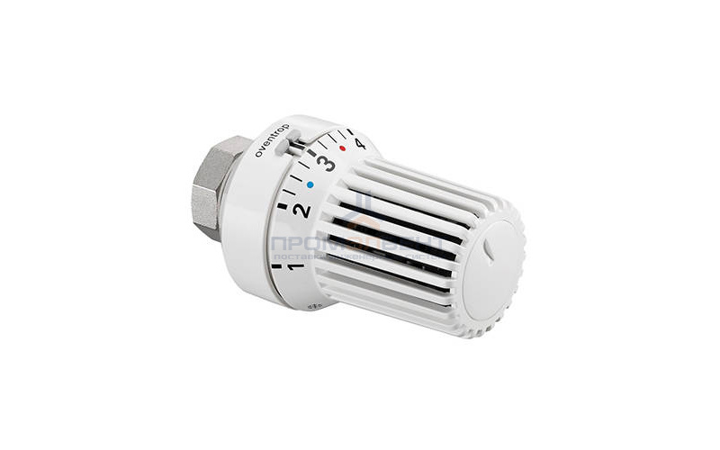 Головка термостатическая Oventrop Uni XHM - M30x1.5 (0-28°C, с увеличенным ходом штока, цвет белый)