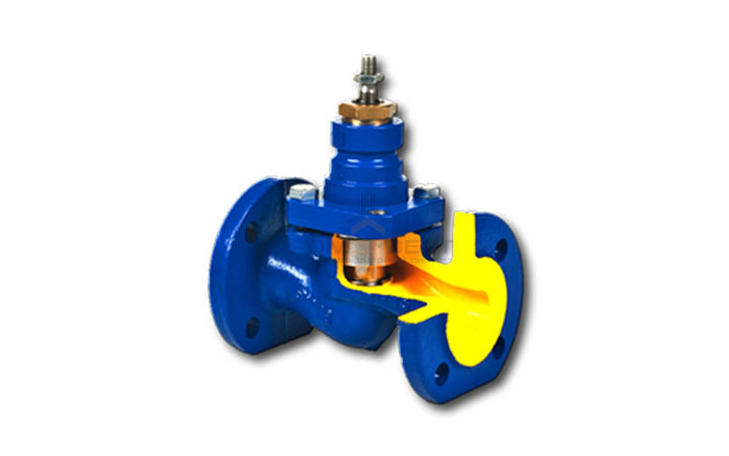 Клапан регулирующий Zetkama 227A - Ду15 (Ф/Ф, PN16, Tmax-150°C, серый чугун, исполнение №80-H)