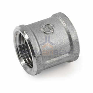 Муфта латунная резьбовая STOUT - 3/4" (никелированная)