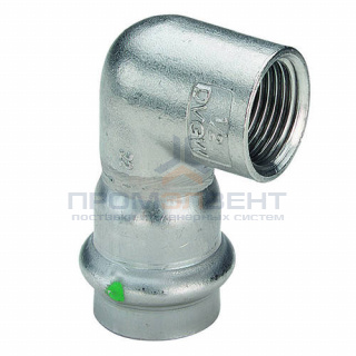 Отвод 90° Viega Sanpress Inox 2314.2 - 15 x 1/2" (нержавеющая сталь)