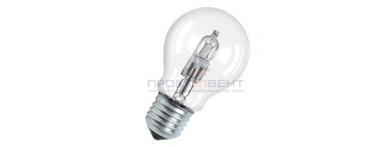 Лампа галогенная Osram Classic A 64541 ES 20W (25W) 230V E27 235lm 2000h d55x96mm