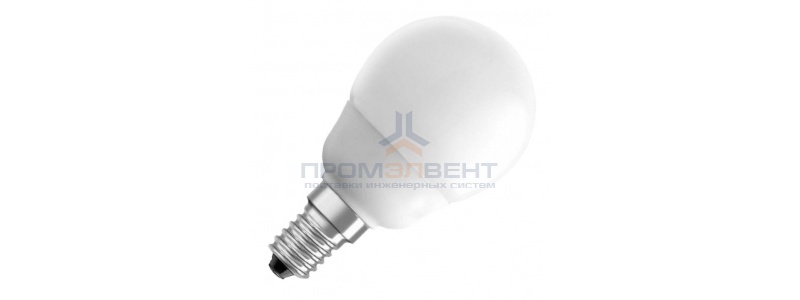 Лампа энергосберегающая Osram DULUXSTAR Mini Globe 5W/827 E14 d57x105