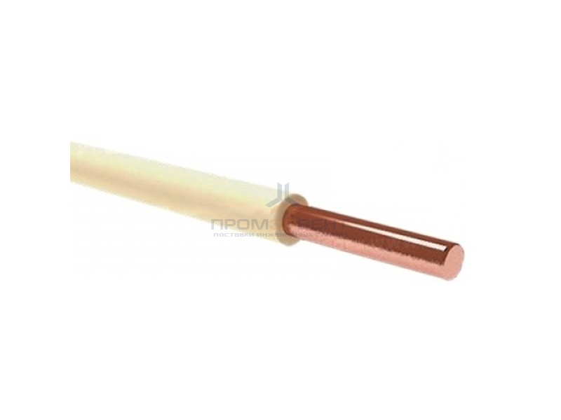 Провод установочный ПВ-1 (ПуВ) 6,0 белый ГОСТ 31947