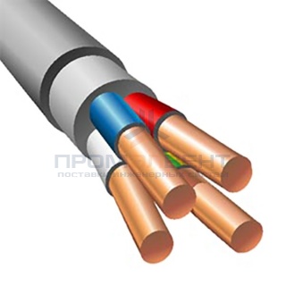 Кабель силовой NYM-O 4х2,5 0,66кВ ГОСТ IEC 60227-4-2011 (Севкабель)