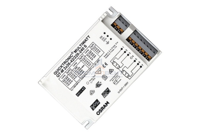 ЭПРА Osram QT-M 2x26-42 S для компактных люминесцентных ламп