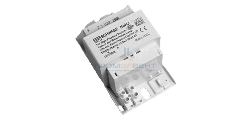 Дроссель Schwabe Hellas NAHJ 1000.514.13 230V 10,3A для металлогалогенных и натриевых ламп 1000W