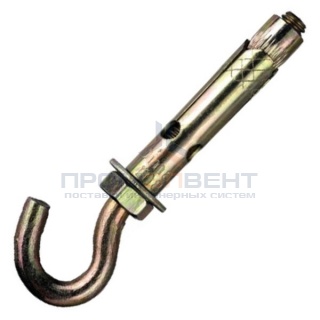 Анкерный болт HG 10х60 с крюком оцинкованный