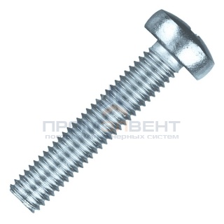 Винт с полукруглой головкой М6х50 оцинкованный DIN7985