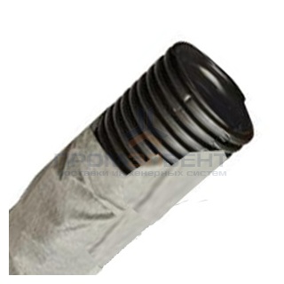 Труба жесткая двустенная для кабельной канализации (6 кПа)д200мм длина 5,95м. ,цвет черный