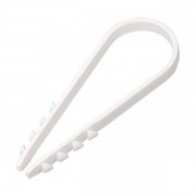 Дюбель хомут 19-25мм нейлон белый (100шт) ИЭК