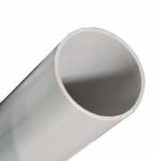 Труба ПВХ жёсткая гладкая д.63мм, лёгкая, цвет серый [2м/шт, уп.10м]