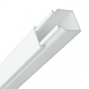 Кабель-канал 80х60 белый Элекор IEK 2м/шт [уп. 8м] (кабельный короб)