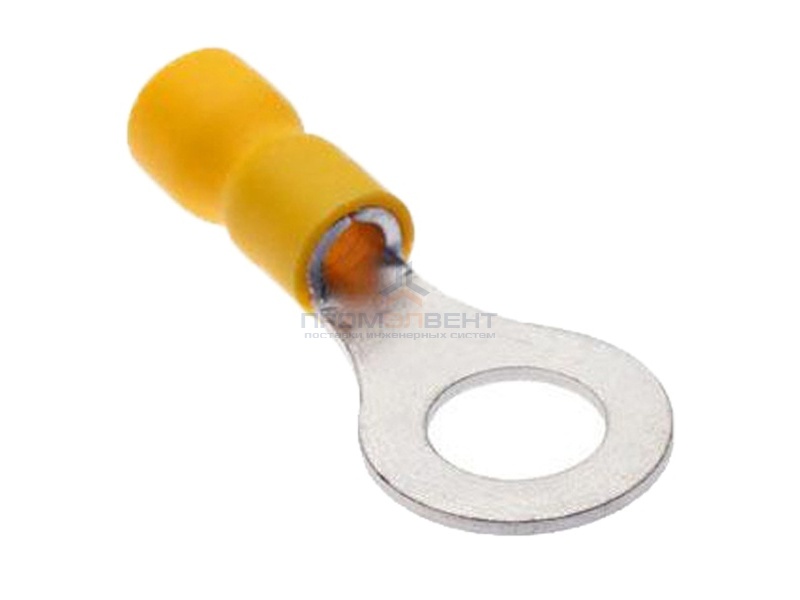 Наконечник кольцевой изолированный НКИ 2.5–6.0мм2 М8 48А жёлтый (100шт.)