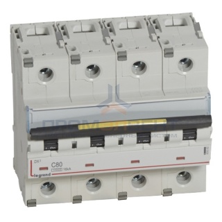 Автоматический выключатель Legrand DX3 4П C80A 10kA/16kA (автомат)