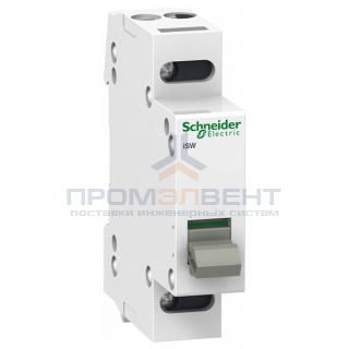 Выключател нагрузки iSW Acti 9 Schneider Electric 2П 32A (модульный рубильник)