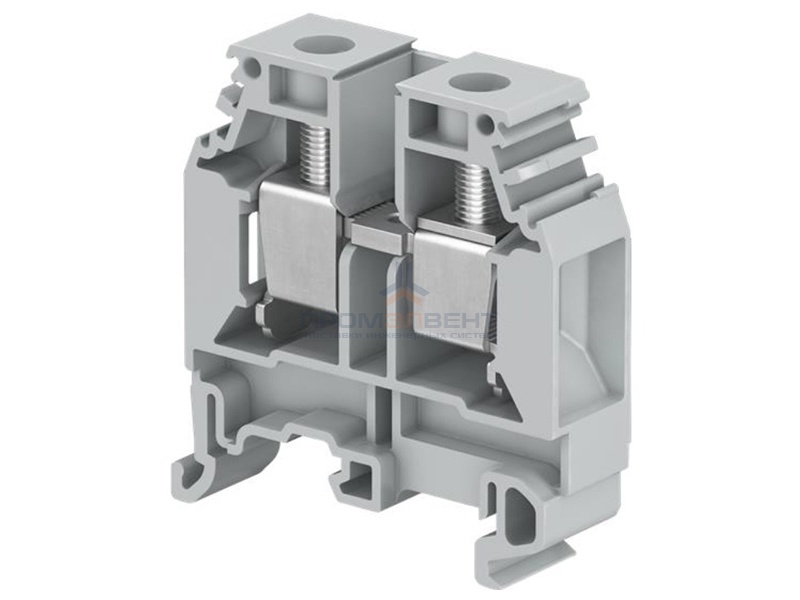 Клеммник ABB М16/12 на DIN-рейку 16мм.кв. серый