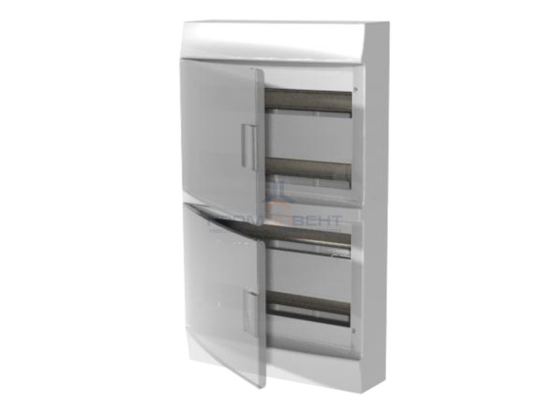 Бокс настенный ABB Mistral41 72М прозрачная дверь с клеммным блоком