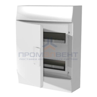 Бокс настенный ABB Mistral41 24М непрозрачная дверь с клеммным блоком