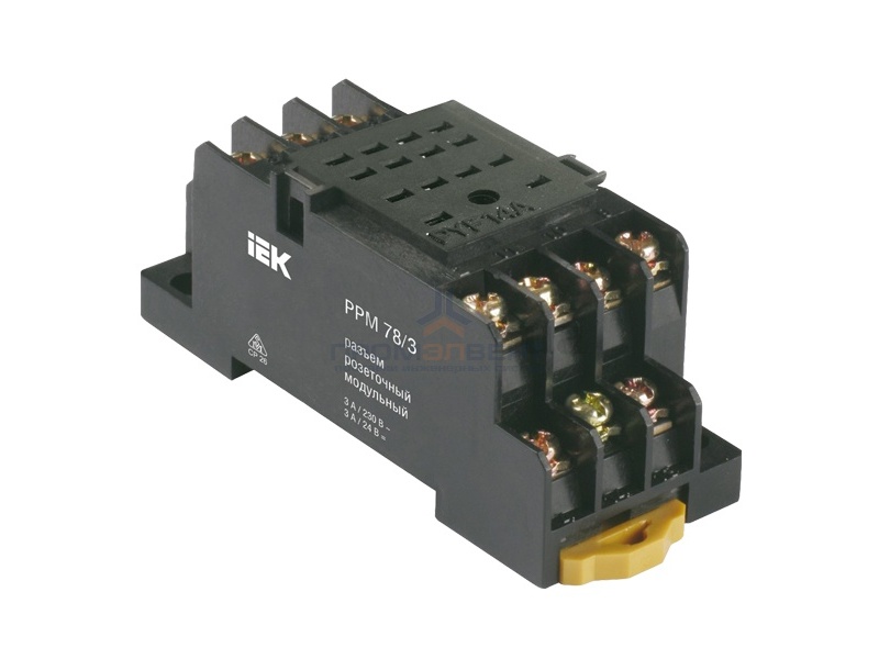 Разъем РРМ78/3(PYF11A) для РЭК78/3(MY3) модульный ИЭК